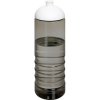 Bouteille Sport En Plastique Issu Des Océans Couvercle Dôme 750ml ECO TREBLE Charbon Blanc