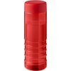 Bouteille Sport En Plastique Issu Des Océans Couvercle Plat 750ml ECO TREBLE Rouge