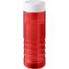 Bouteille Sport En Plastique Issu Des Océans Couvercle Plat 750ml ECO TREBLE Rouge Blanc