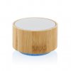 Enceinte Bluetooth Lumineuse En Bambou Certifié 3W ROUND Photo Principale Enceinte Bluetooth Lumineuse En Bambou Certifié 3W ROUND Photo Principale