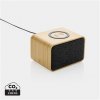 Enceinte Sans Fil En Plastique Recyclé Et Bambou Certifié 5W ANY CO2 Enceinte Sans Fil En Plastique Recyclé Et Bambou Certifié 5W ANY CO2
