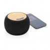 Enceinte Sans Fil En Plastique Recyclé Et Bambou Certifié 5W ONY Avec Téléphone.à Côté Enceinte Sans Fil En Plastique Recyclé Et Bambou Certifié 5W ONY Avec Téléphone.à Côté