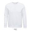 Sweat Shirt En Coton Biologique Et Polyester Recyclé 280g COMET Blanc