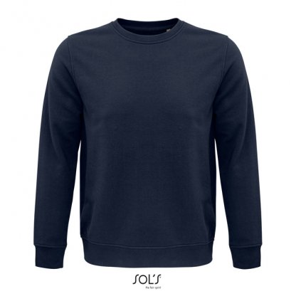 Sweat Shirt En Coton Biologique Et Polyester Recyclé 280g COMET Bleu Marine