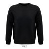 Sweat Shirt En Coton Biologique Et Polyester Recyclé 280g COMET Noir