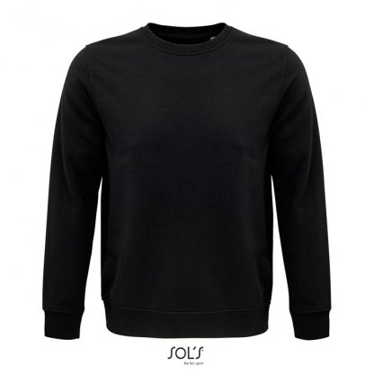 Sweat Shirt En Coton Biologique Et Polyester Recyclé 280g COMET Noir