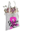 Sac Shopping En Coton Naturel 150g 37x41cm EUROPBAG Octobre Rose
