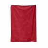 Plaid Polaire En Microfibre PET Recyclé 250g 120x150cm OCHO Rouge