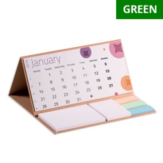 Bloc-notes personnalisable calendrier en papier recyclé - CALECO