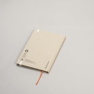 Carnet à spirales, Cadeau d'affaires, Notebook made from  stonewaste-bamboo a6 bloc-notes publicitaire