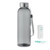 Bouteille En Tritan Recyclé Et Bouchon En Inox 500ml SEA Gris Transparent Bouteille En Tritan Recyclé Et Bouchon En Inox 500ml SEA Gris Transparent