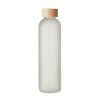 Bouteille En Verre Avec Bouchon En Bambou 650ml LOM Fermé Bouteille En Verre Avec Bouchon En Bambou 650ml LOM Fermé