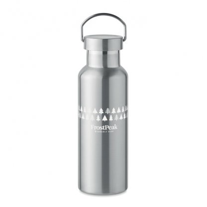 Bouteille Isotherme En Inox Recyclé 500ml FLORENCE Logo