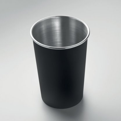 Gobelet Réutilisable En Inox Recyclé 300ml FJARD Noir En Situation