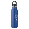 Gourde Isotherme En Inox Recyclé Avec 2 Bouchons 700ml BOALI Logoté Bleu