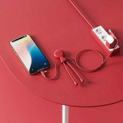 Câble Charge Rapide, CarPlay, DataTransfer En Plastique Recyclé MR BIO LONG FAST En Charge