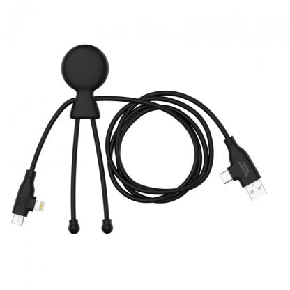 Câble Charge Rapide, CarPlay, DataTransfer En Plastique Recyclé MR BIO LONG FAST Noir