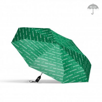 Parapluie Pliable Sur Mesure En Polyester Ou PET Recyclé Ø96cm RAINMAN04 Marquage 1 Couleur
