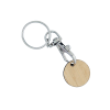 Porte Clés Avec Jeton En Bambou JETBAMB De Côté