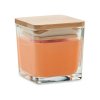 Bougie Parfumée En Verre Et Bambou PILA Orange