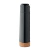 Bouteille Isotherme En Inox Recyclé Et Liège 500ml AVENTUR Noir Bouteille Isotherme En Inox Recyclé Et Liège 500ml AVENTUR Noir