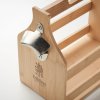 Caisse à Bières En Bambou CABAS Décapsuleur En Métal Caisse à Bières En Bambou CABAS Décapsuleur En Métal