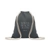 Gym Bag En Coton Recyclé 140g MUJIKA Noir Logo Gym Bag En Coton Recyclé 140g MUJIKA Noir Logo
