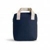 Lunch Bag Isotherme En Coton Bio 280g 21,5x25x12cm LUNCHY Bleu Marine