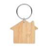 Porte Clés En Forme De Maison En Bambou HOUSEBOO Arrière Porte Clés En Forme De Maison En Bambou HOUSEBOO Arrière
