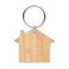 Porte Clés En Forme De Maison En Bambou HOUSEBOO Avant Porte Clés En Forme De Maison En Bambou HOUSEBOO Avant