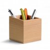Pot à Crayons En Bois De Hêtre POTTY Avec Stylos