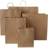 Sac En Papier Kraft Poignées Torsadées 80g 5 Tailles Sac En Papier Kraft Poignées Torsadées 80g 5 Tailles