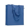 Sac Shopping Avec Soufflet En Coton Bio 220g 38x9x42cm BENTE Ciel