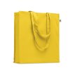 Sac Shopping Avec Soufflet En Coton Bio 220g 38x9x42cm BENTE Jaune Copie