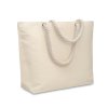 Sac Shopping Ou Sac De Plage En Coton Recyclé 55x39x15cm MARE Beige