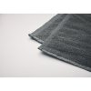 Serviette En Coton Recyclé Et Polyester Recyclé 140x70cm SAND Finition Gris Serviette En Coton Recyclé Et Polyester Recyclé 140x70cm SAND Finition Gris