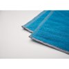 Serviette En Coton Recyclé Et Polyester Recyclé 170x100cm WATER Ourlet Turquoise Serviette En Coton Recyclé Et Polyester Recyclé 170x100cm WATER Ourlet Turquoise