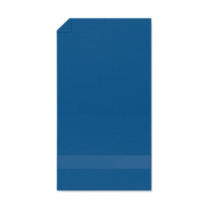 Serviette éponge En Coton Bio 50x30cm SERRY Devant Bleu