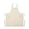 Tablier En Coton Recyclé 220g CUINA Beige Arrière Tablier En Coton Recyclé 220g CUINA Beige Arrière