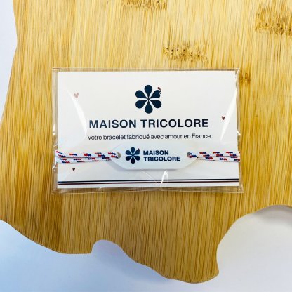 Bracelet En Plastique Et Polyester Recyclés – NOODY Personnalisé Maison Tricolore