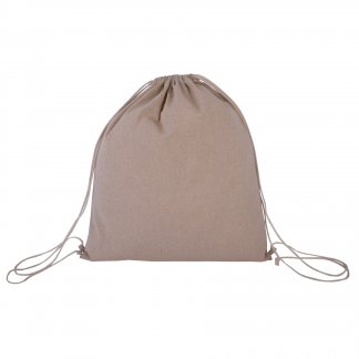 Gym bag logoté en coton recyclé - 150g - 37x41cm - EUROPBAG