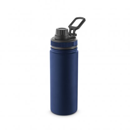 Bouteille En Inox Recyclé 570ml FEDERER Bouteille Bleue De Face Copie