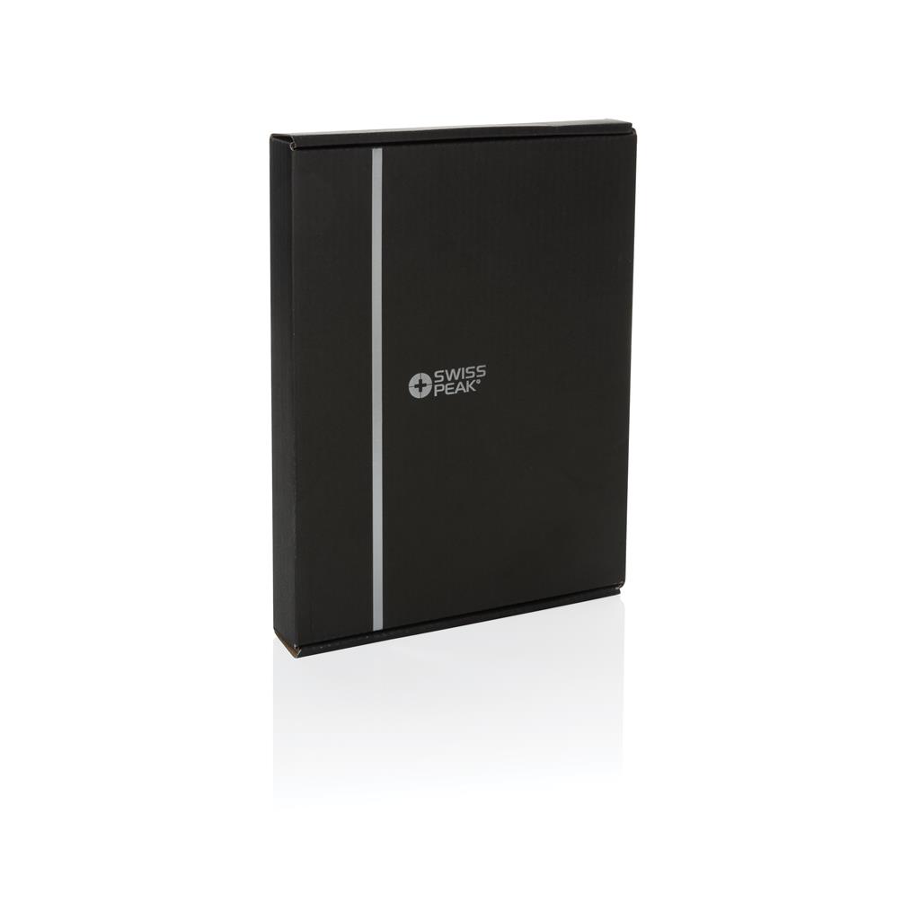 Porte-documents Souple Noir A5 - 80 Pochettes (160 Pages) - 100% Recyclé - Couverture 400 Microns - Idéal Bureau Ou Maison