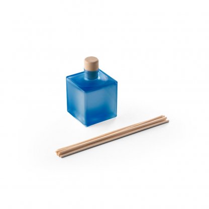 Diffuseur De Parfum En Verre YEUN Diffuseur Bleu Avec Tiges