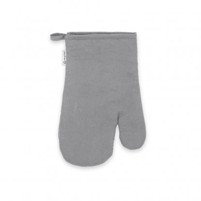 Gant De Cuisine En Coton Recyclé RICKEY Gant Gris De Dos