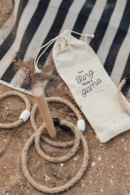 Jeu D'anneaux En Bois FAIA Jeux à La Plage