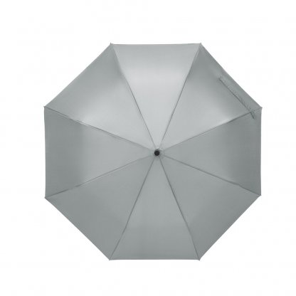 Parapluie Pongé Pliable En PET Recyclé Ø99cm CIMONE Parapluie Gris Vue Du Haut