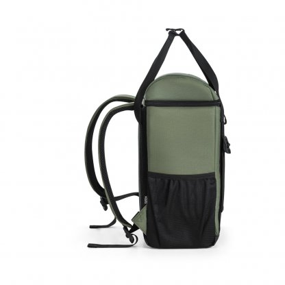 Sac Isotherme En PET Recyclé 16L ROMA L Sac Vert De Profil