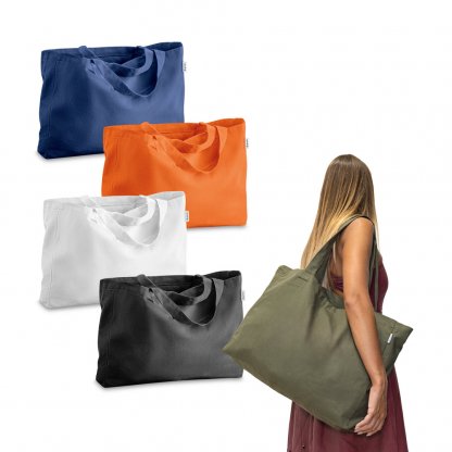 Tote Bag En Coton Et Polyester Recyclés 280g 50x37cm PARMA Sac Tous Les Coloris