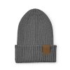 Bonnet En Coton Recyclé TUPAC Gris De Face